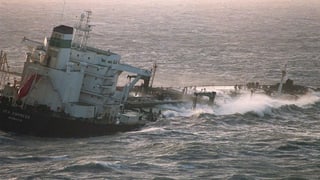 Der Tanker «Sea Empress».