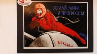 Poster: Juri Gagarin auf 
