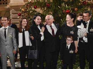 Bunderat Maurer mit seinen Kindern und Enkeln.