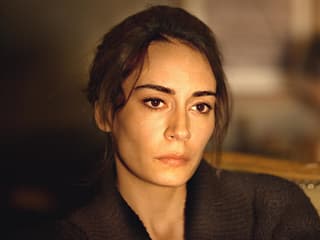 Schauspielerin Melisa Sözen, die in «Winter Sleep» Aydins Frau Nihal spielt, in einer Nahaufnahme.