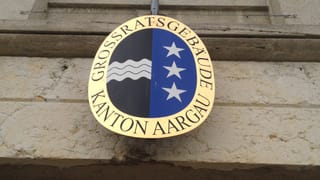 Aargauer Wappen am Grossratsgebäude