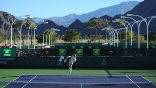 Federer beim Training