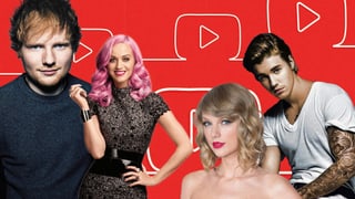 Sie sind alle in den Top 20 der meist geklickten YouTube-Videos: Ed Sheeran, Katy Perry, Taylor Swift und Justin Bieber.