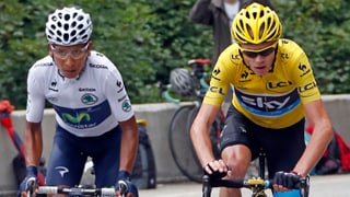 Quintana (links) oder Froome