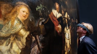 Der Direktor des Rijksmuseum Amsterdam Taco Dibbits vor Rembrandts «Nachtwache»