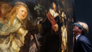 Der Direktor des Rijksmuseum Amsterdam Taco Dibbits vor Rembrandts «Nachtwache» Der Direktor des Rijksmuseum Amsterdam Taco Dibbits vor Rembrandts «Nachtwache»