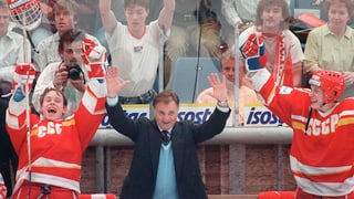 Viktor Tichonow, hier als Trainer der russischen Nati.