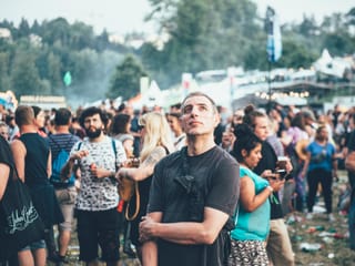 Mann am Openair St. Gallen