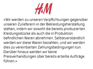 Antwort H&M