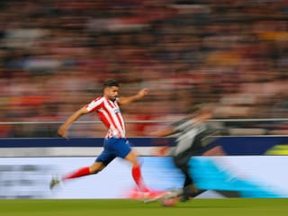 Atleticos Diego Costa im Vollsprint.