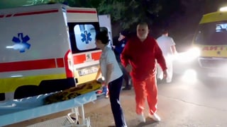 Rettungskräfte in Aktion.