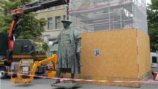 Vadian-Statue nach Restauration