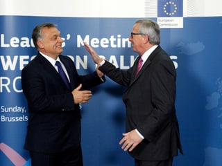 Viktor Orban Jean-Claude Juncker
