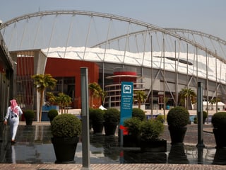 Aussenansicht des Khalifa International Stadions.