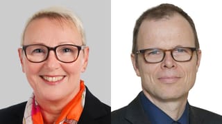 Porträt der Experten: Dr. med. Birgit Kräuchi und Prof. Dr. med. Urs Hepp.