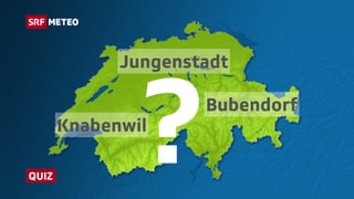Jungenstadt, Knabenwil oder Bubendorf?