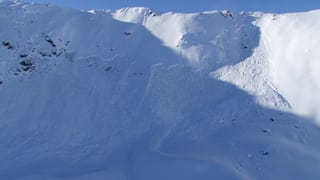 Der Lawinenhang am Büelenhorn 