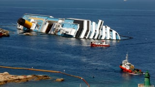 Havarierte «Costa Concordia» vor der italienischen Insel Giglio