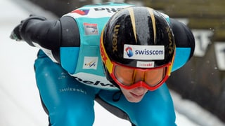Bild des Einsiedler Skispringers Pascal Kälin.