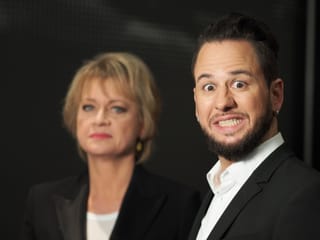 Daniela Lager mit Trauffer.