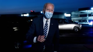 Joe Biden mit Schutzmaske.