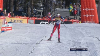 Östberg gewinnt die 3. Etappe der Tour de Ski vor ihrer Teamkollegin Johaug.