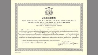Die Gründungsurkunde aus dem Jahr 1919. Die Gründungsurkunde aus dem Jahr 1919.
