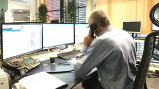 Scherrer in der SIS-Zentrale in Bern Scherrer in der SIS-Zentrale in Bern