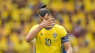 Ibrahimovic vor einer «gelben Wand» aus schwedischen Fans