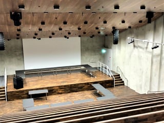 Auditorium der James-Simon-Galerie in Berlin. Auditorium der James-Simon-Galerie in Berlin.