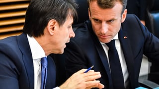 Conte und Macron Conte und Macron