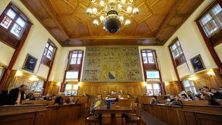 Blick in den Gemeinderatssaal.