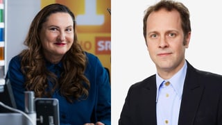 Heidi Ungerer, publizistische Leiterin von Radio SRF 1 und Michael Schuler, Leiter der Fachredaktion Musik (Pop & Rock). Heidi Ungerer, publizistische Leiterin von Radio SRF 1 und Michael Schuler, Leiter der Fachredaktion Musik (Pop & Rock).