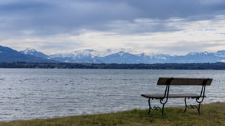 Sitzbank am Genfersee