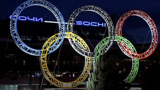 Die Ringe der Olympischen Spiele.