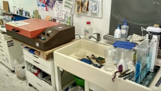 Ätzanlage in der Bitwäscherei Ätzanlage in der Bitwäscherei