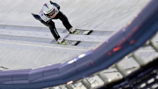 Simon Ammann in Oberstdorf. 