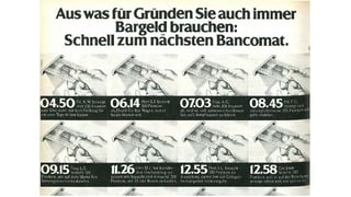 Reklame in der SI, 19. November 1979 Reklame in der SI, 19. November 1979