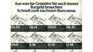 Reklame in der SI, 19. November 1979