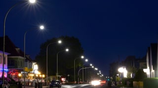 Strassenlampen. Strassenlampen.