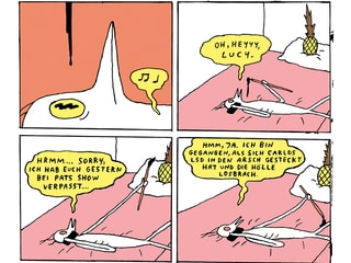 Ausschnitt des Comics von Anna Haifisch: «Von Spatz/The Artist»
