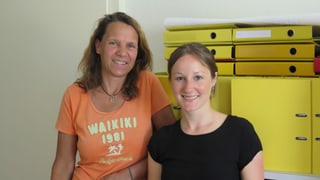 Ina Gartmann, Leiterin der Regionalstelle Bolligen und Tanja Schütz, Asylkoordinatorin Regionalstelle Burgdorf. Ina Gartmann, Leiterin der Regionalstelle Bolligen und Tanja Schütz, Asylkoordinatorin Regionalstelle Burgdorf.