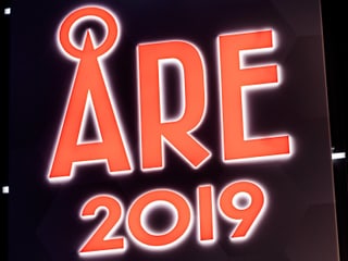 Plakat mit dem Schriftzug «Are 2019».