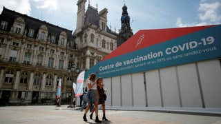 Impfcenter in Frankreich.