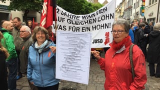  Kindergärtnerinnen am 1. Mai Umzug in Schaffhausen