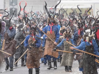 Teufelsgestalten in Einsiedeln.