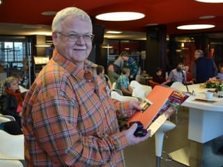 Walter Graf mit seinem Gewinn.