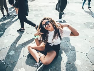 Festivalbesucherin