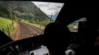 Lokführer auf der Gotthard-Bergstrecke