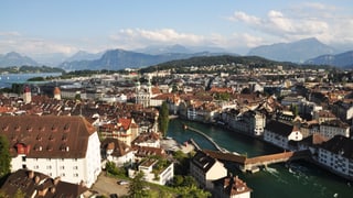 Blick auf die Stadt Luzern 
